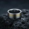 AH-Zebra-złota-7-matte-titanium-trouwring-gouden-strepen-9mm.webp
