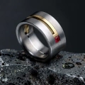 AH-Carre-rubin-G-5-titanium-trouwring-geelgoud-robijn-mat.webp
